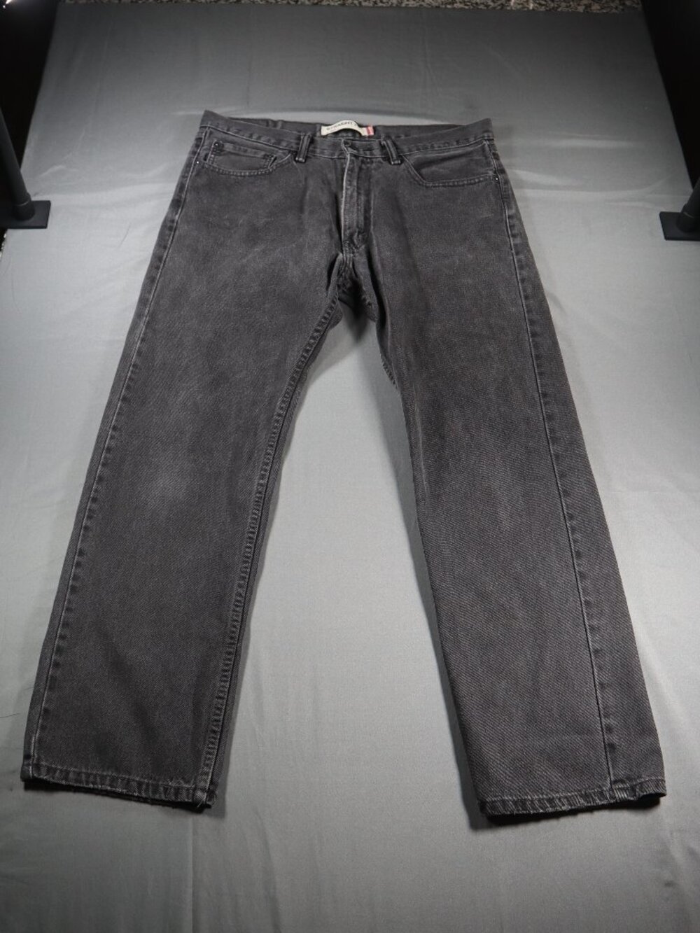Levis 505 Jeans Men's Sz 34x30 Dark Blue Denim Red Tab Straight Fit